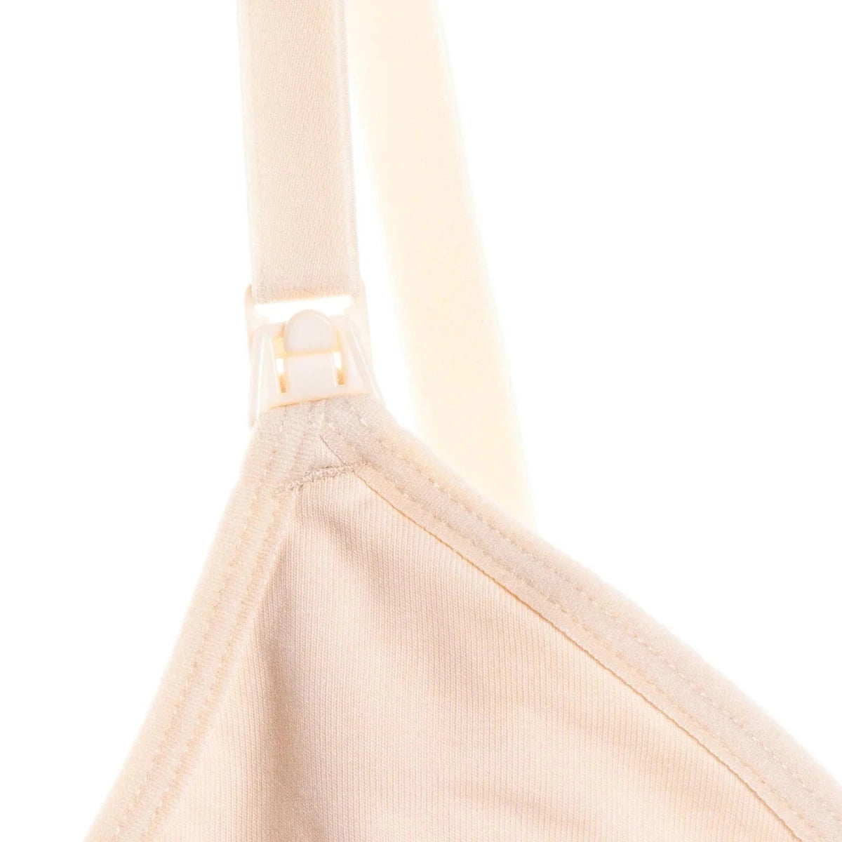 Baby Mom Women's Lace Neckline Non-Padded Nursing Bra Nude - ebebek