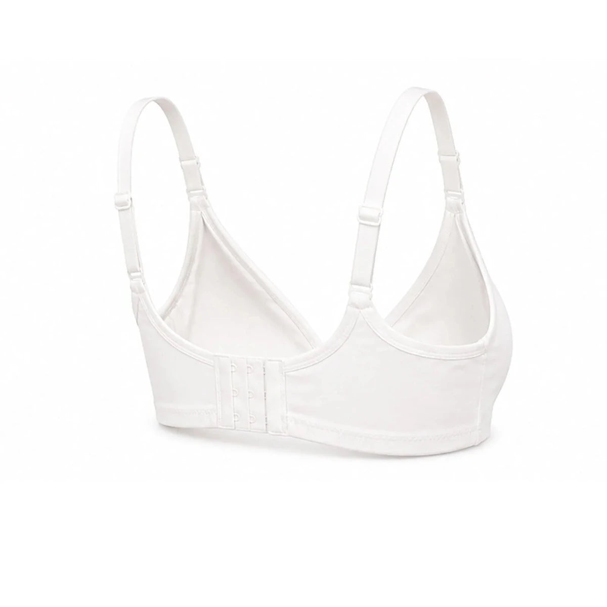 Baby Mom Women's Lace Neckline Non-Padded Nursing Bra White - ebebek