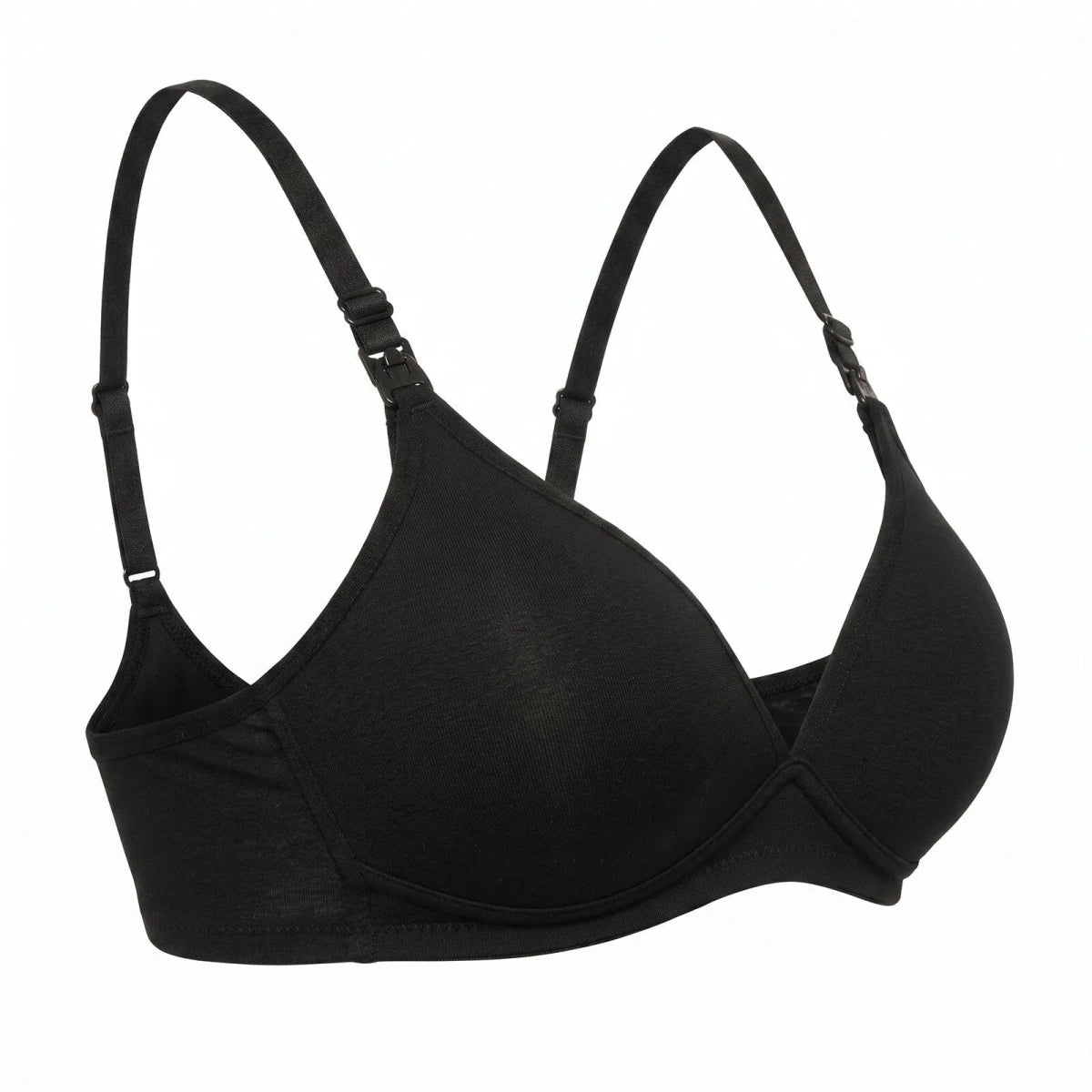 Baby Mom Women's Strappy Padded Nursing Bra Black - ebebek