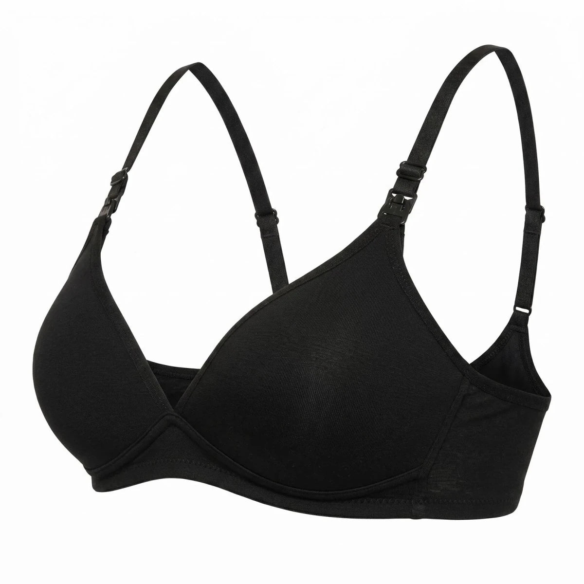 Baby Mom Women's Strappy Padded Nursing Bra Black - ebebek