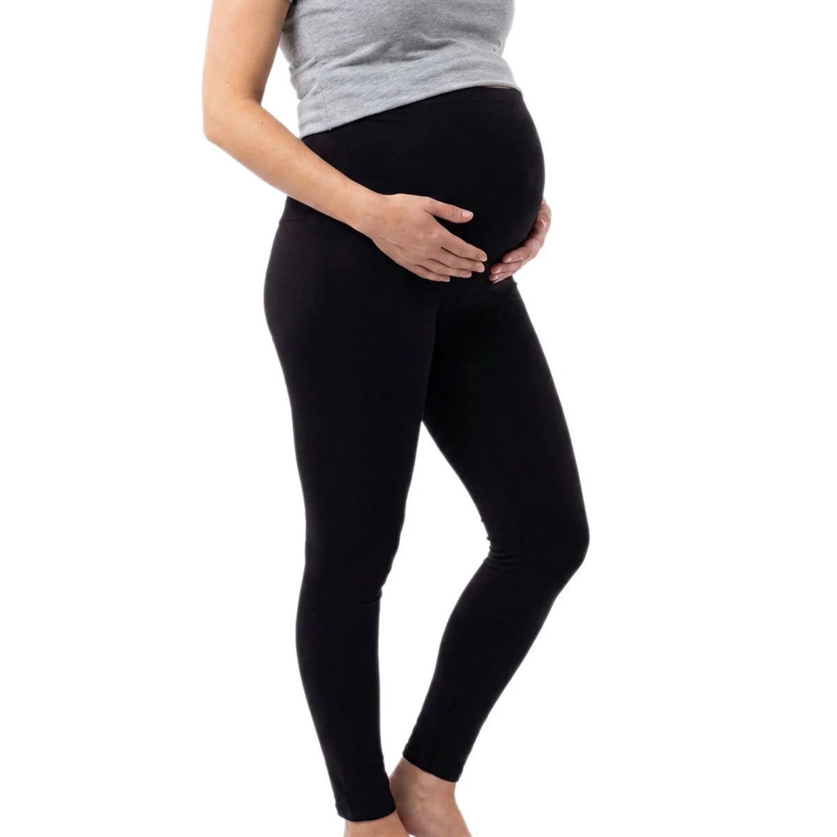 Baby Mom Women's Maternity Jersey Leggings (S to 2XL) Black - ebebek