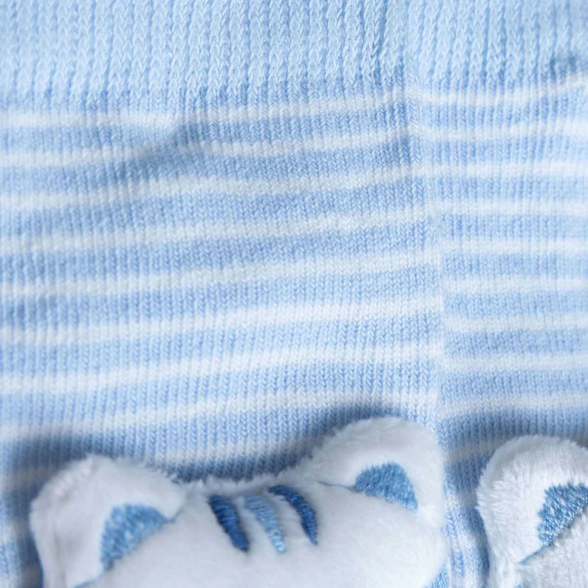 HelloBaby Tiger Print Animal Novelty Baby Socks (Newborn to 12 Months) Blue - ebebek