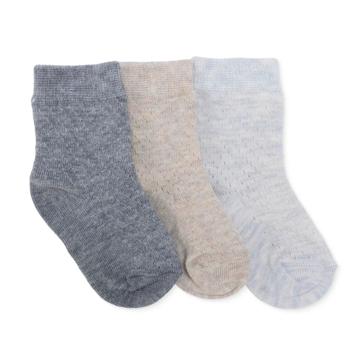 HelloBaby Animal Print 3 Pack Non-Slip Baby Socks (Newborn to 3-4 Years) Khaki - ebebek