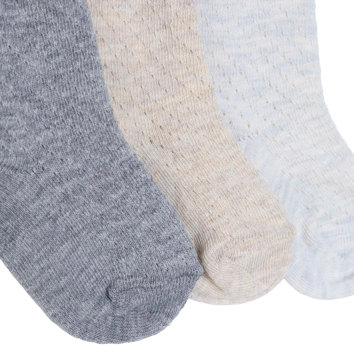 HelloBaby Animal Print 3 Pack Non-Slip Baby Socks (Newborn to 3-4 Years) Khaki - ebebek