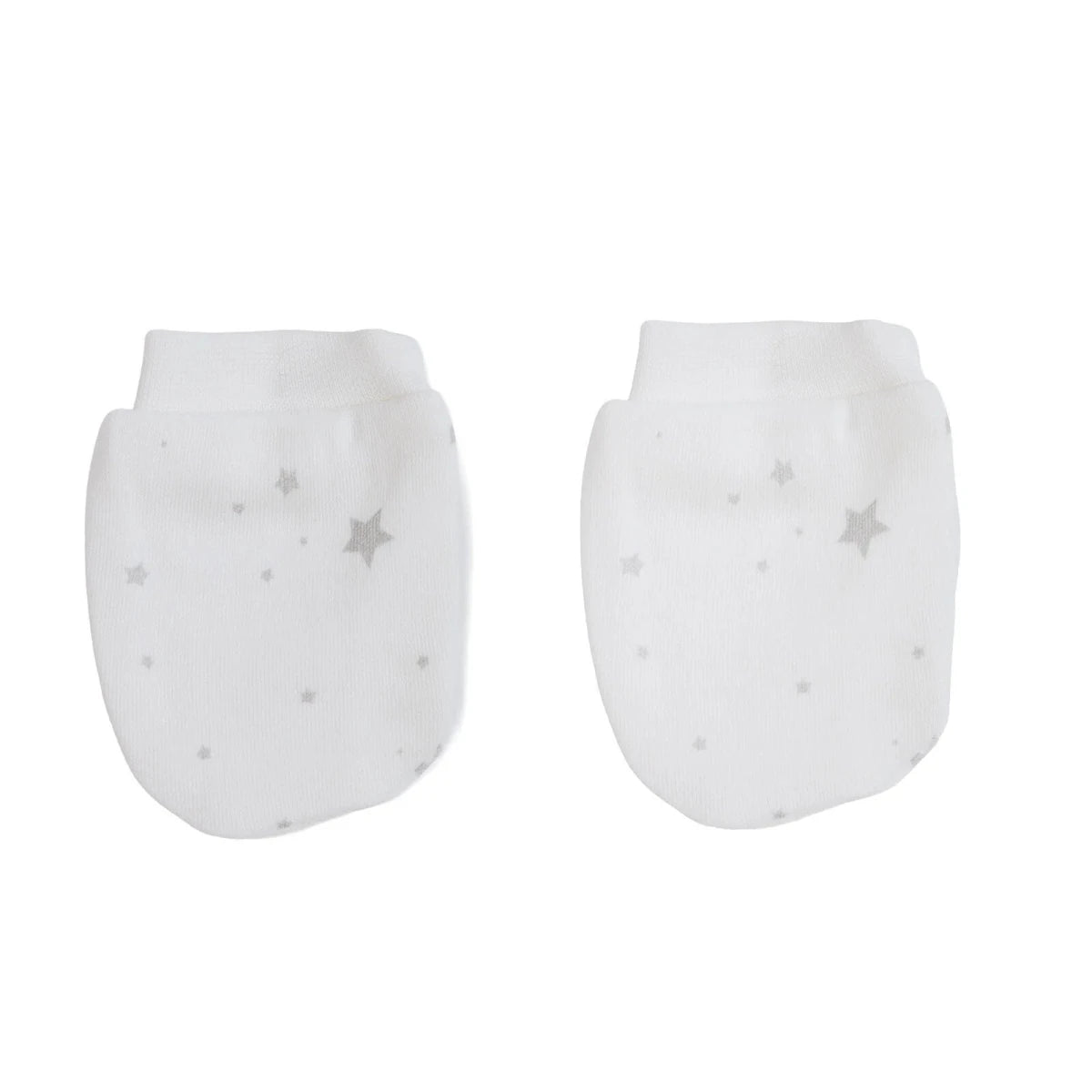 HelloBaby Printed Baby Scratch Mitts (Newborn) Ecru Printed - ebebek