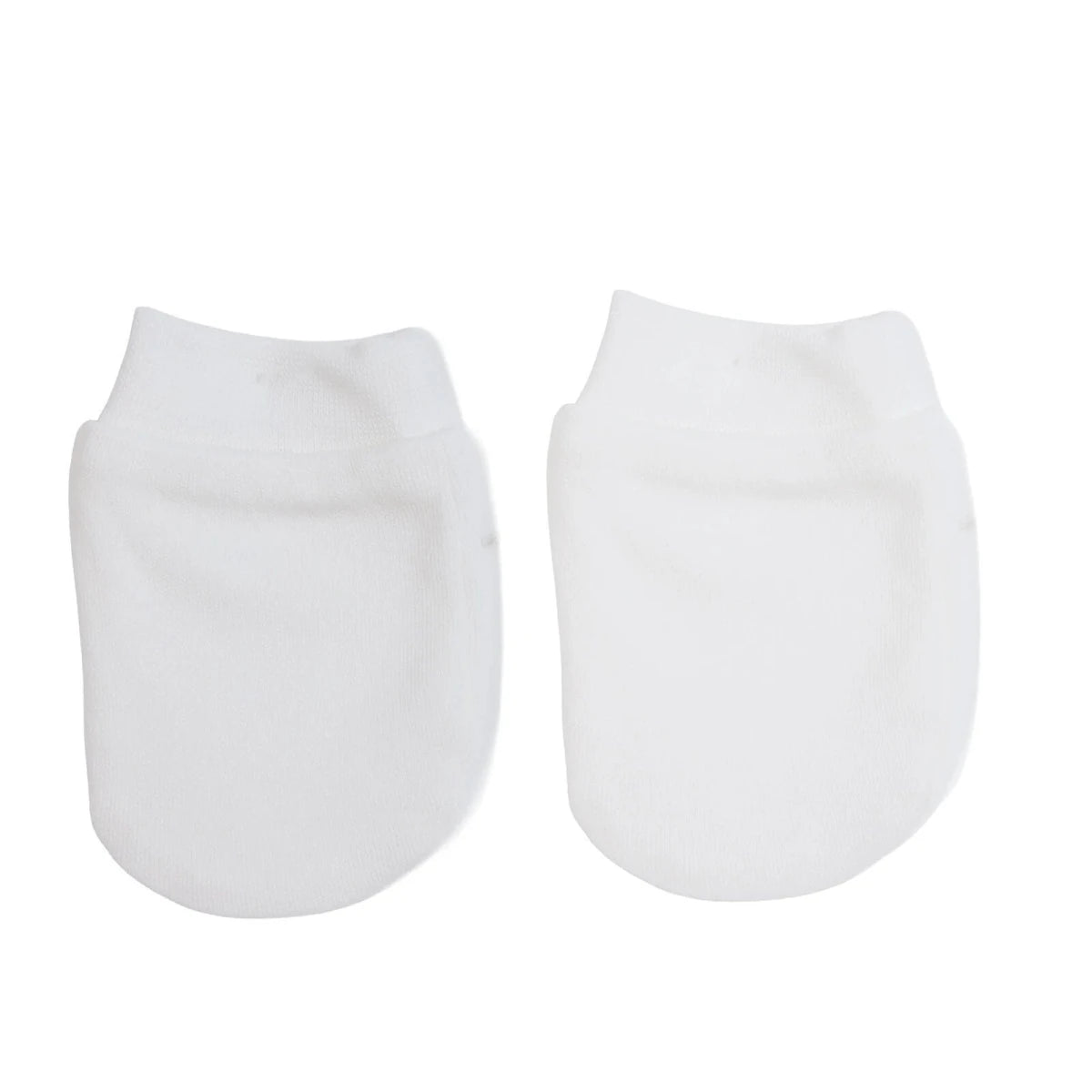 HelloBaby Printed Baby Scratch Mitts (Newborn) Ecru Printed - ebebek