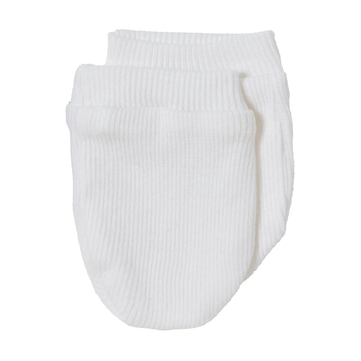 HelloBaby Ribbed Baby Scratch Mitts (Newborn) Brown - ebebek