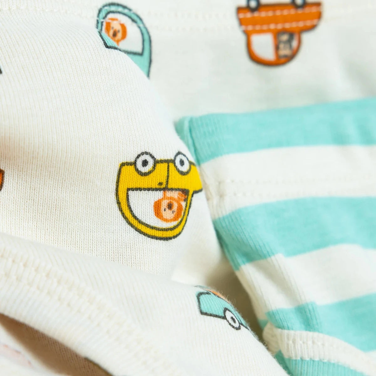 HelloBaby 3 Pack Space Print Baby Briefs (12 Months to 4-5 Years) Beige Printed - ebebek