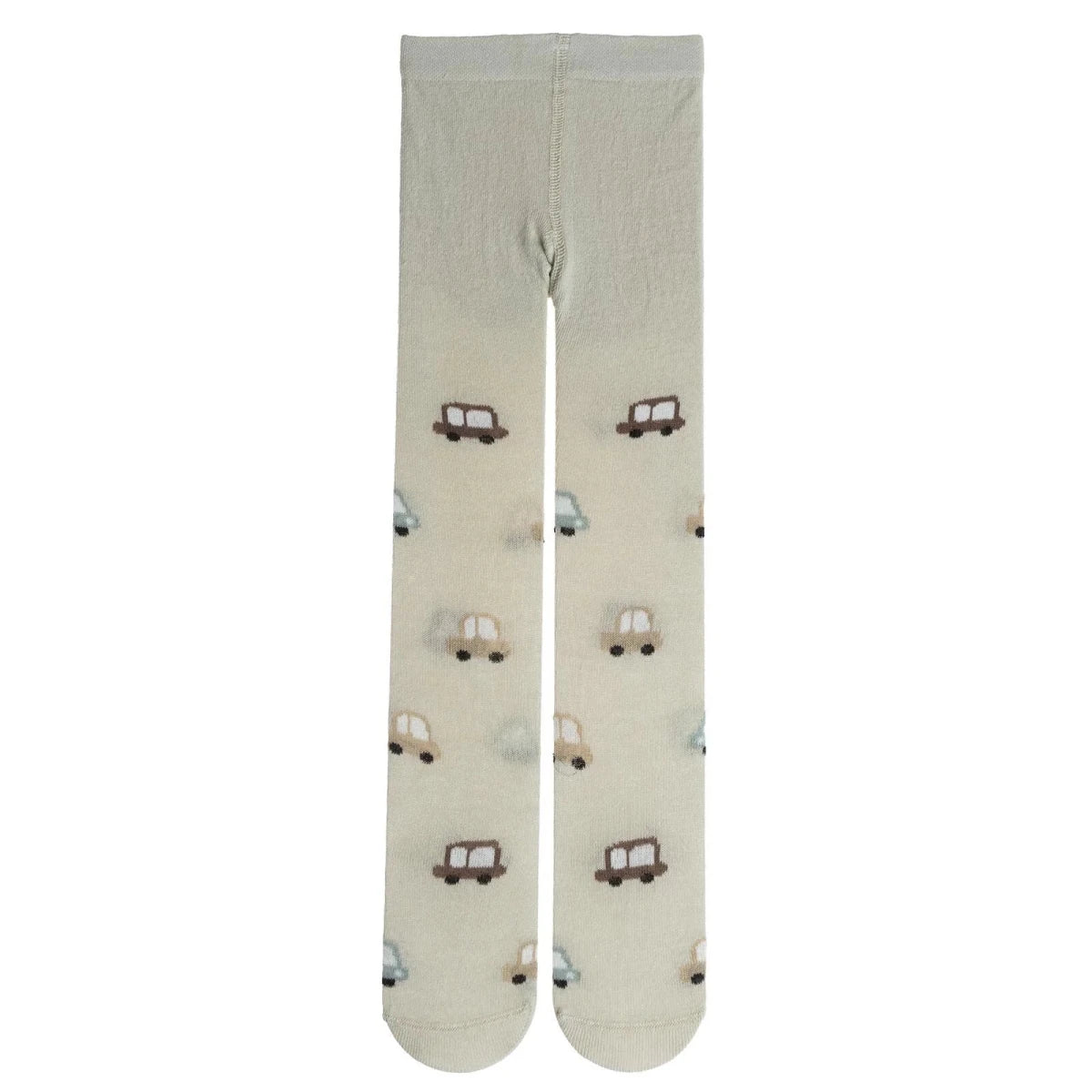 HelloBaby Car Print Baby Tights (6-12 Months to 4-5 Years) Beige Printed - ebebek