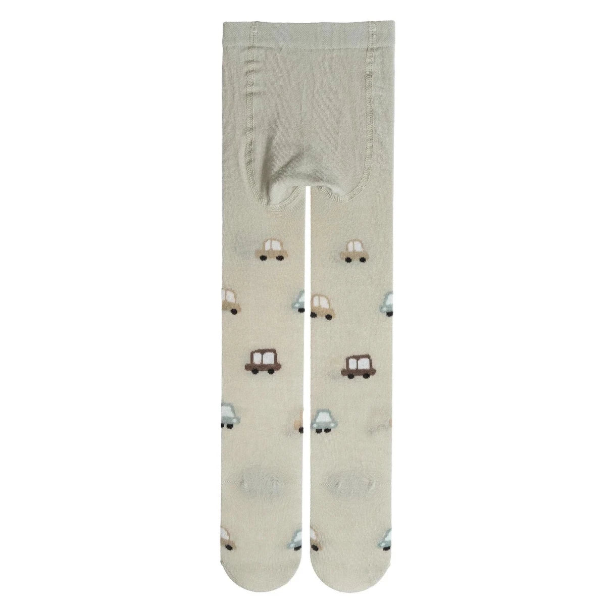 HelloBaby Car Print Baby Tights (6-12 Months to 4-5 Years) Beige Printed - ebebek