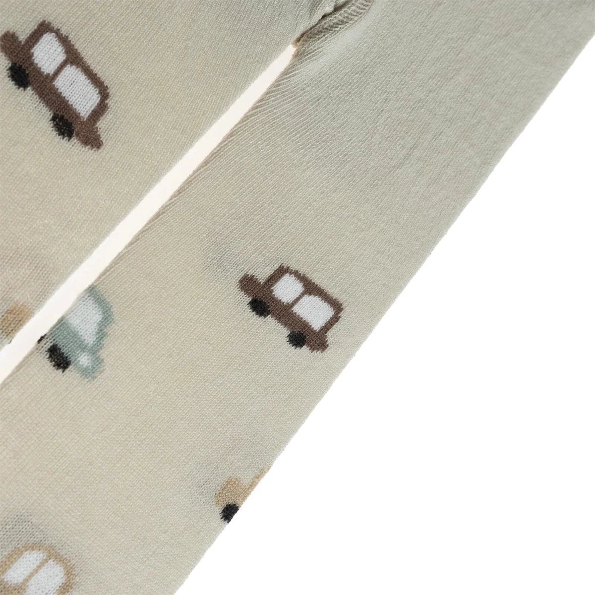 HelloBaby Car Print Baby Tights (6-12 Months to 4-5 Years) Beige Printed - ebebek