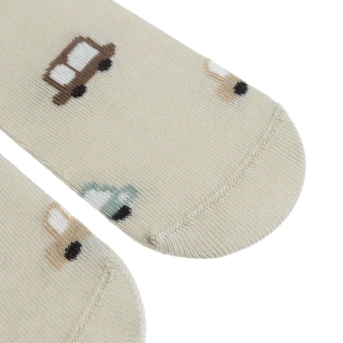 HelloBaby Car Print Baby Tights (6-12 Months to 4-5 Years) Beige Printed - ebebek