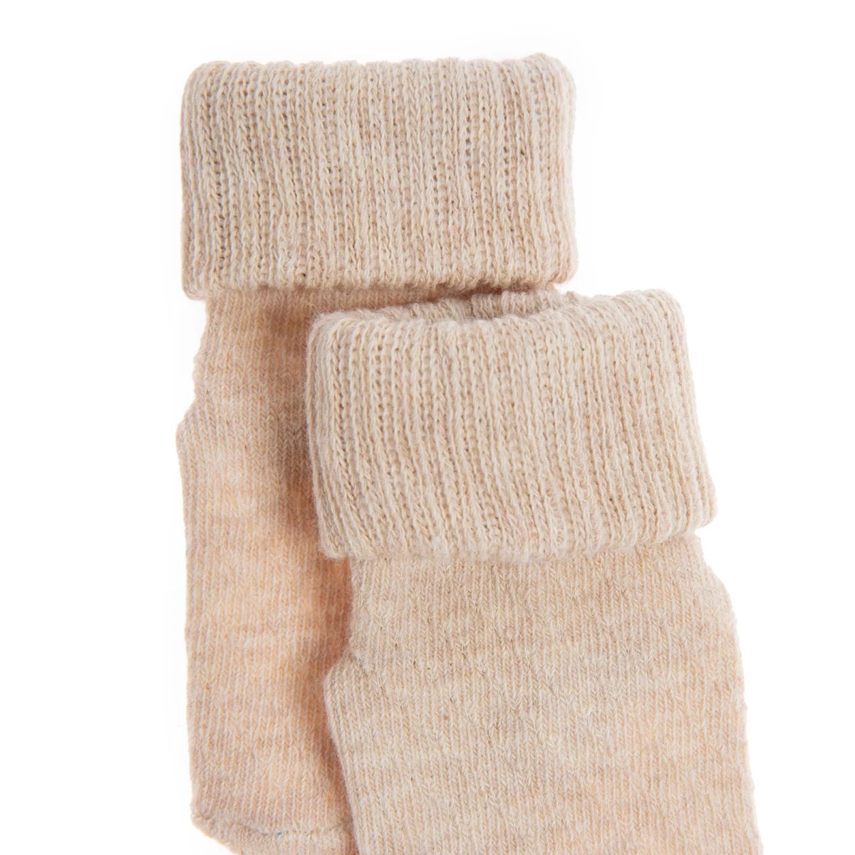 HelloBaby 3 Pack Roll-Top Baby Socks (Newborn to 12-24 Months) Grey Melange - ebebek