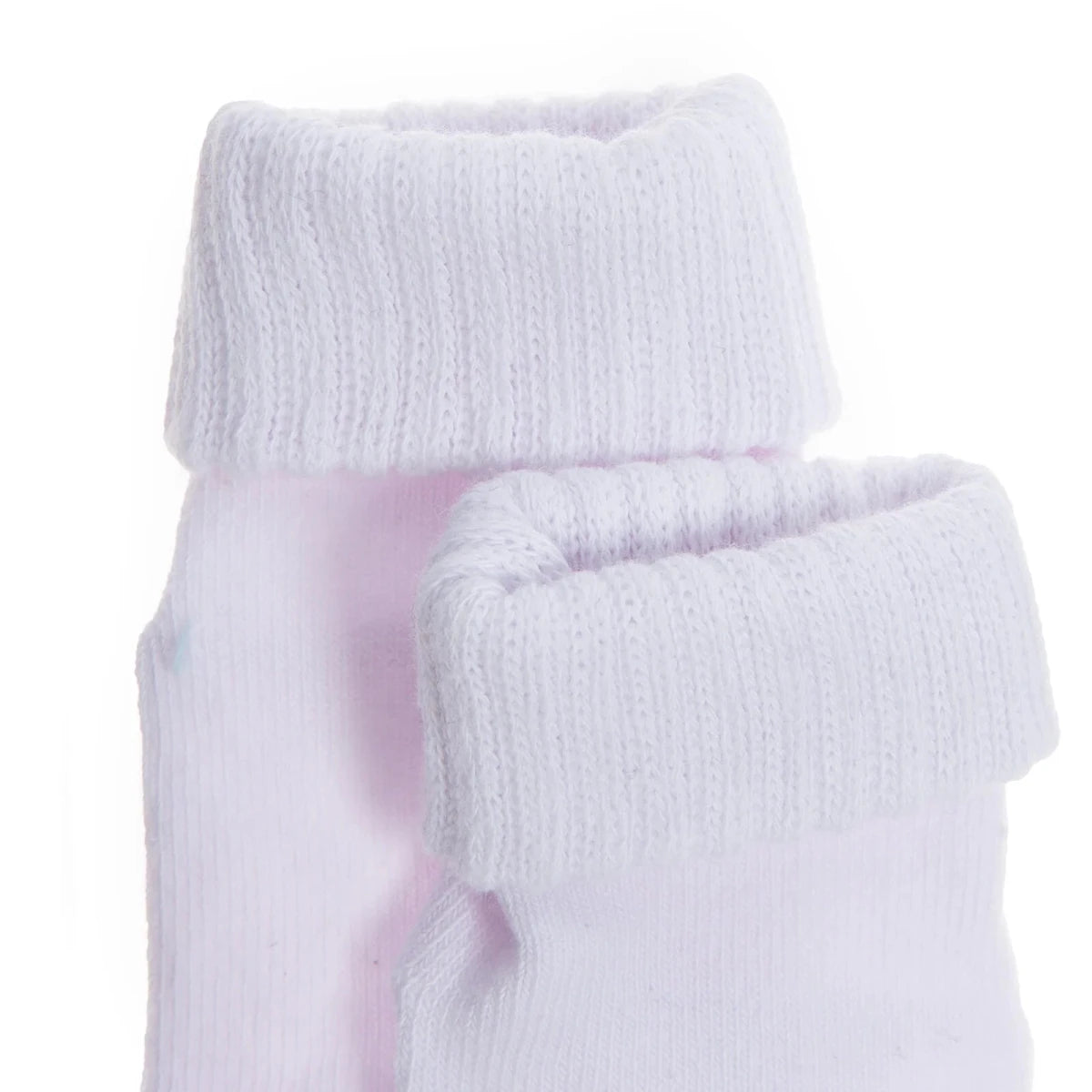 HelloBaby 3 Pack Roll-Top Baby Socks (Newborn to 12-24 Months) Black - ebebek