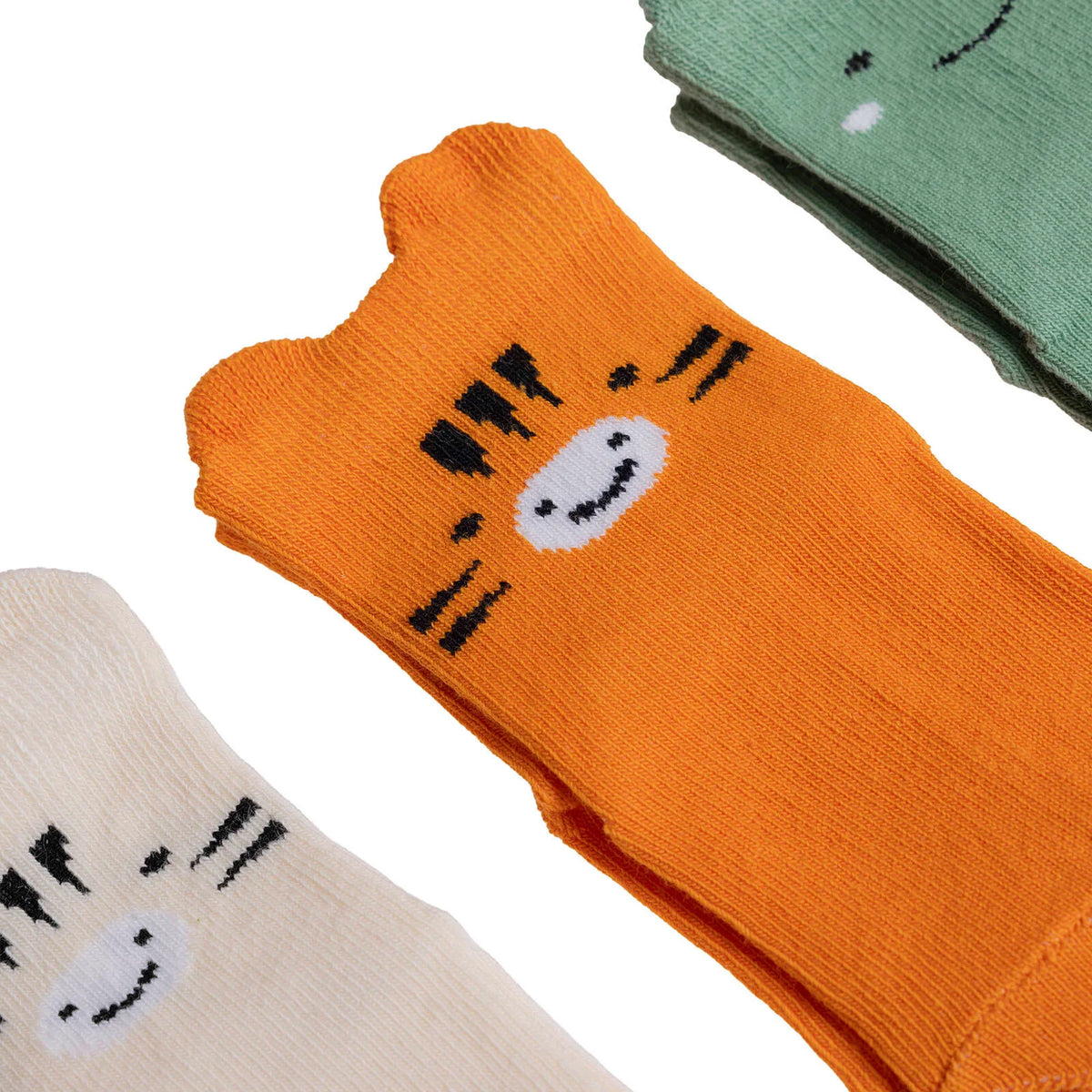 HelloBaby Animal Print 5 Pack Ankle Baby Socks (Newborn to 4-5 Years)
