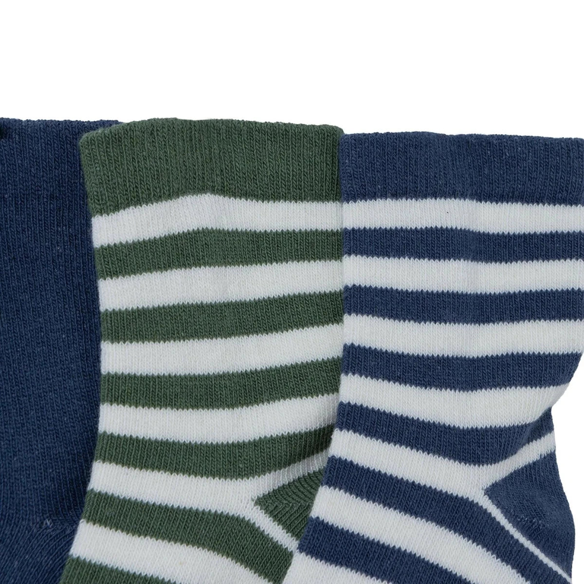 HelloBaby Striped 5 Pack Ankle Baby Socks (Newborn to 4-5 Years) Navy Blue - ebebek