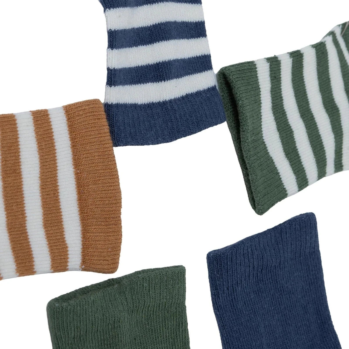HelloBaby Striped 5 Pack Ankle Baby Socks (Newborn to 4-5 Years) Navy Blue - ebebek