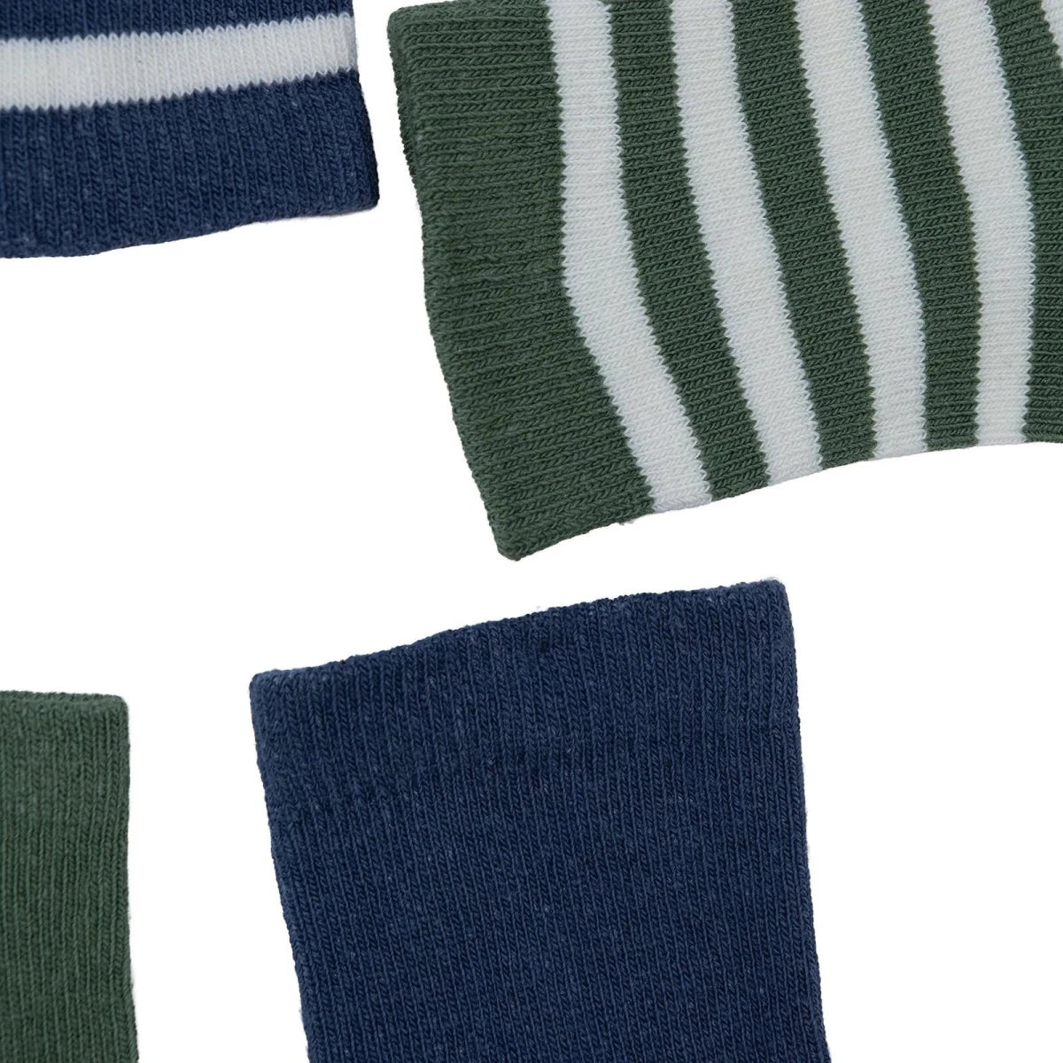 HelloBaby Striped 5 Pack Ankle Baby Socks (Newborn to 4-5 Years) Navy Blue - ebebek