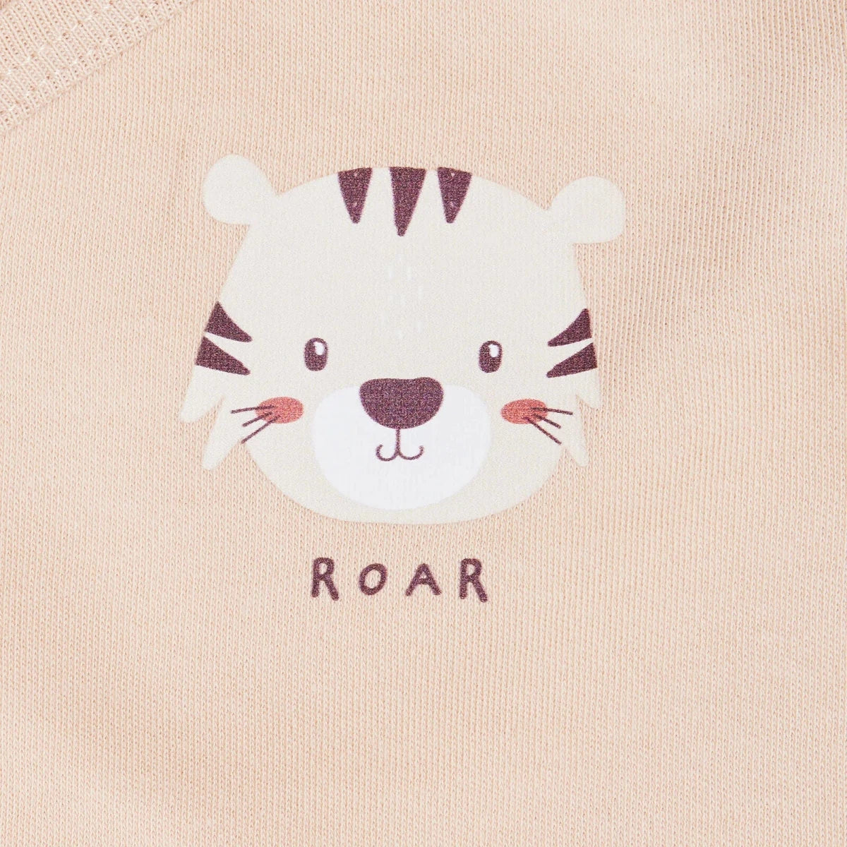 HelloBaby 5 Piece Lion Print Baby Hospital Bag Set (Newborn) Ecru - ebebek