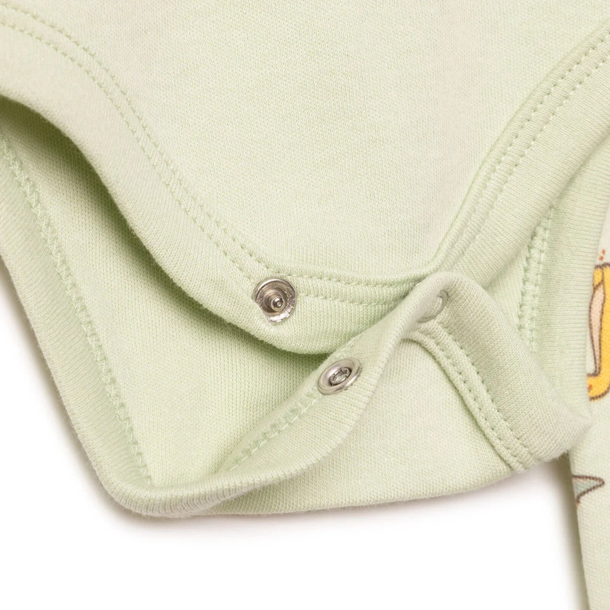 HelloBaby Dinosaur Print Baby Bodysuit, Hat & Bottoms Set (Newborn to 6-9 Months) Green - ebebek