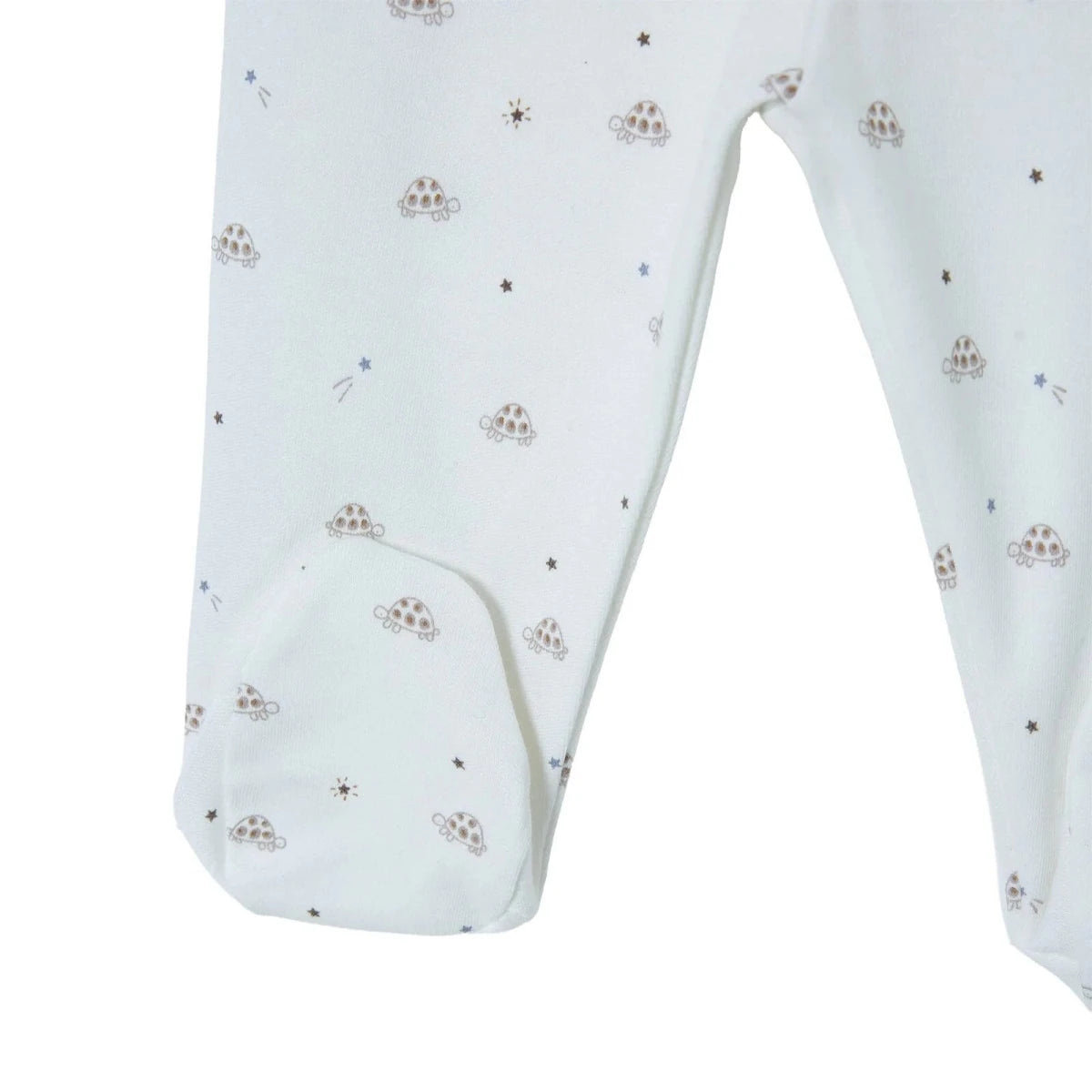 HelloBaby Turtle Print Baby Hat, Vest & Bottoms Set (Newborn to 3-6 Months) Ecru - ebebek