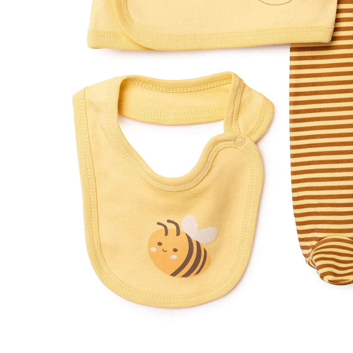 HelloBaby 5 Piece Animal Print Baby Hospital Bag Set (Newborn) Yellow - ebebek