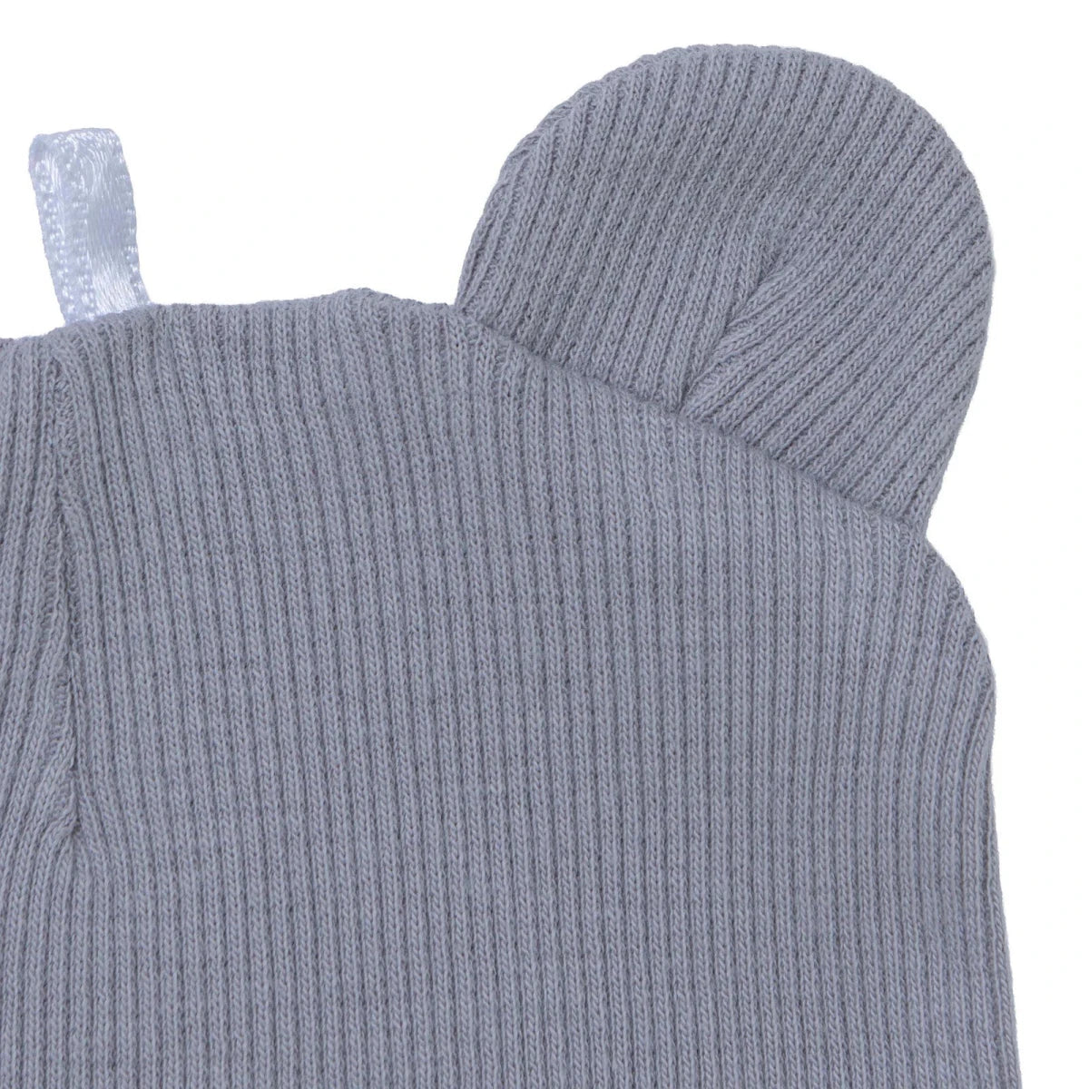 HelloBaby Slogan Print Ribbed Baby Hat (Newborn) Grey - ebebek