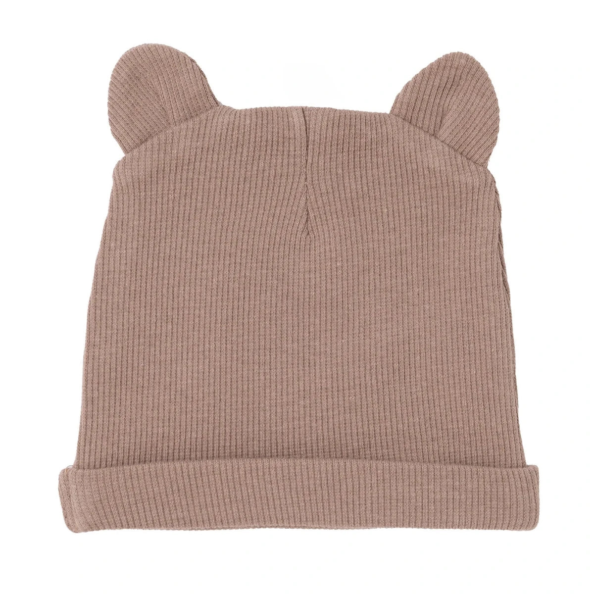 HelloBaby Ribbed Baby Hat (Newborn) Brown - ebebek