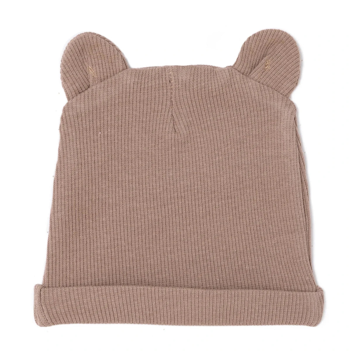 HelloBaby Ribbed Baby Hat (Newborn) Brown - ebebek