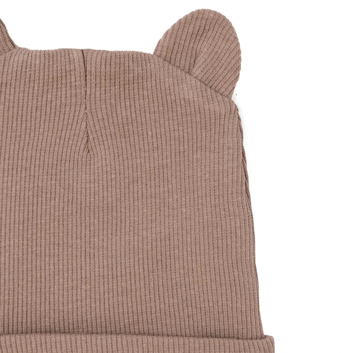 HelloBaby Ribbed Baby Hat (Newborn) Brown - ebebek