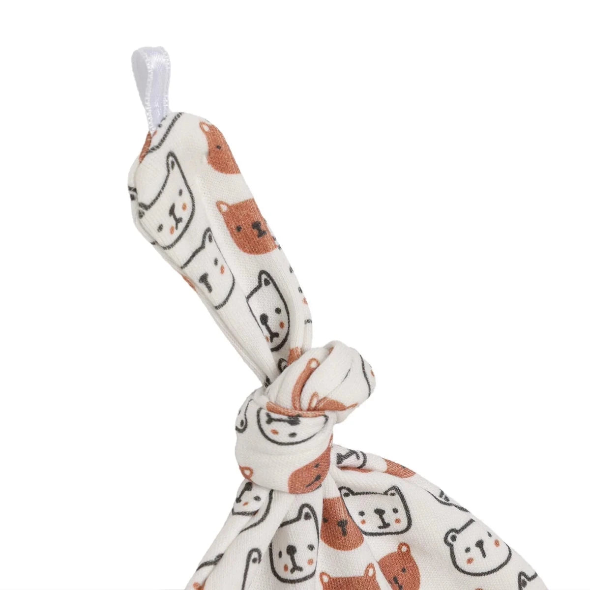 HelloBaby Animal Print Interlock Baby Hat (Newborn) Ecru Printed - ebebek