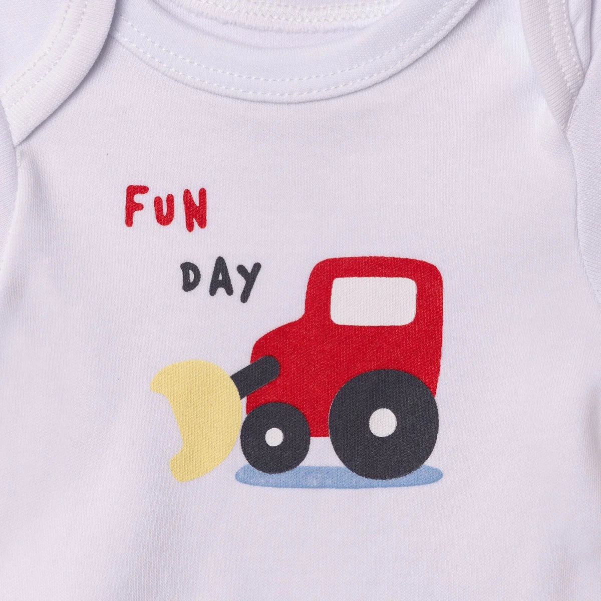 HelloBaby Car Print Baby Bodysuit, Hat & Sleepsuit Set (Newborn to 3-6 Months) Blue - ebebek