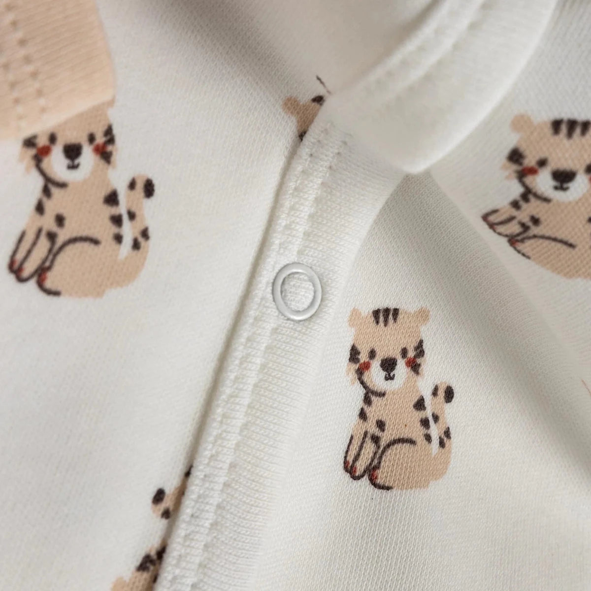 HelloBaby "Roar" Slogan Baby Bodysuit, Hat & Sleepsuit Set (Newborn to 3-6 Months) Ecru - ebebek