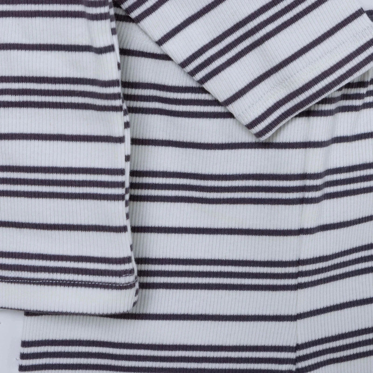 HelloBaby Striped Baby Sweatshirt & Leggings Set (1-3 Months to 12 Months) Ecru Printed - ebebek