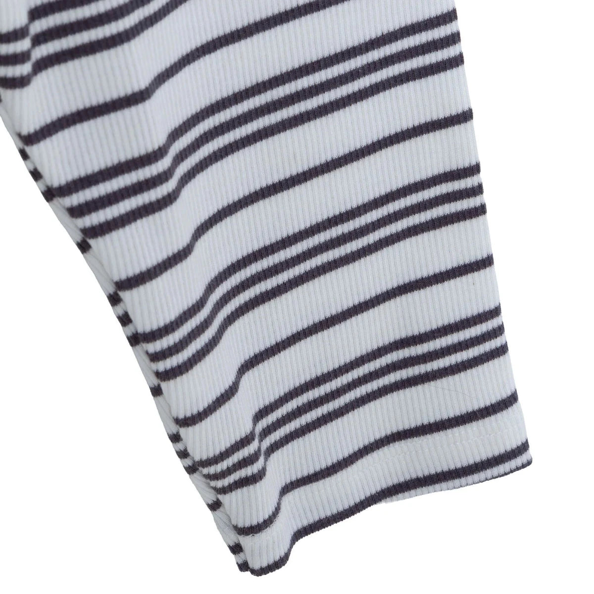 HelloBaby Striped Baby Sweatshirt & Leggings Set (1-3 Months to 12 Months) Ecru Printed - ebebek