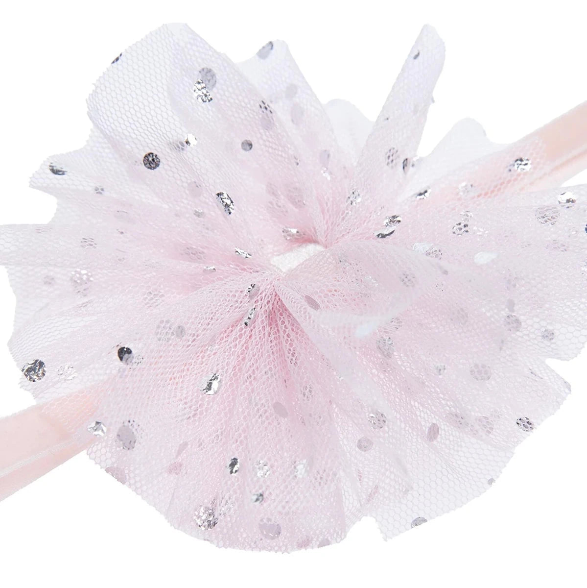 HelloBaby Polka Dot Tulle Baby Headband (One Size) Pink - ebebek