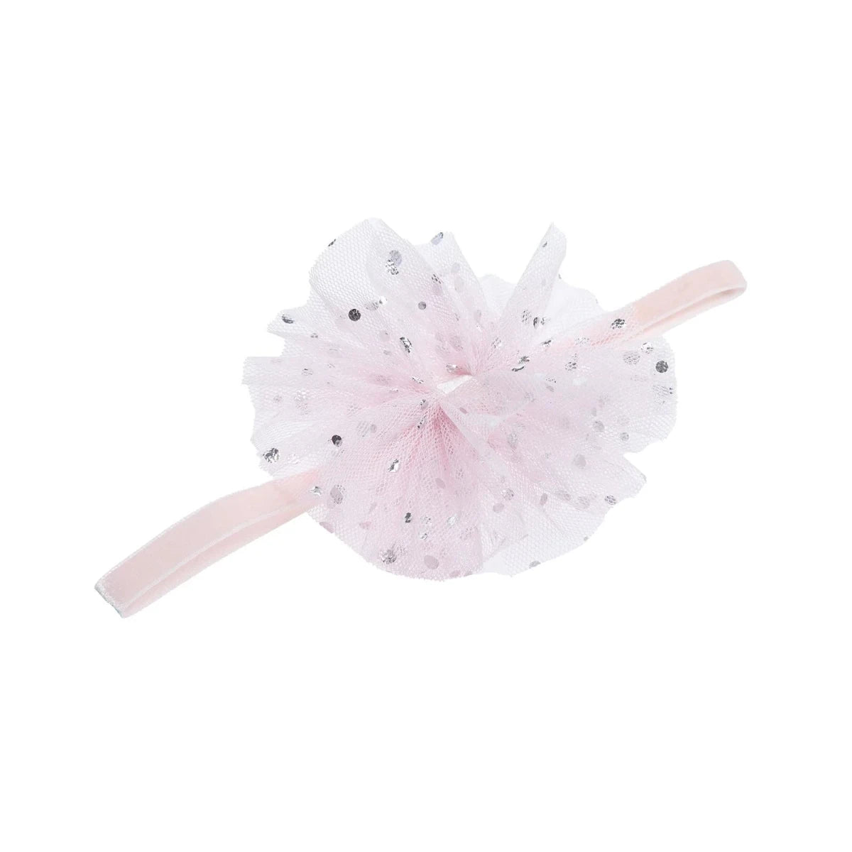 HelloBaby Polka Dot Tulle Baby Headband (One Size) Pink - ebebek