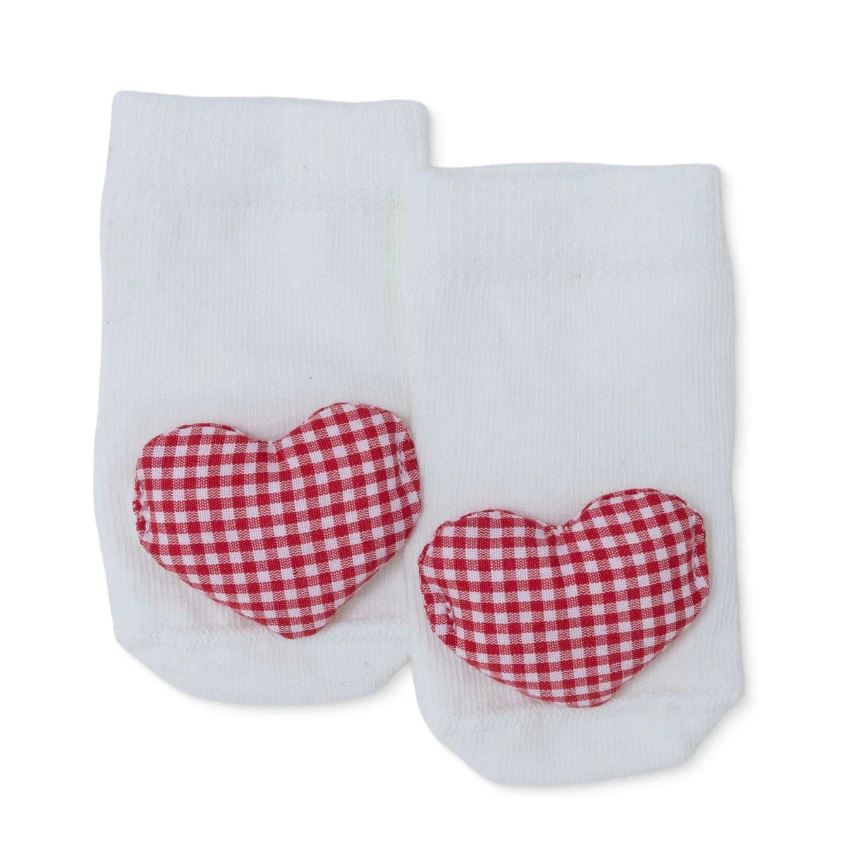 HelloBaby Heart Print Animal Novelty Baby Socks (Newborn to 12 Months) Bronze - ebebek