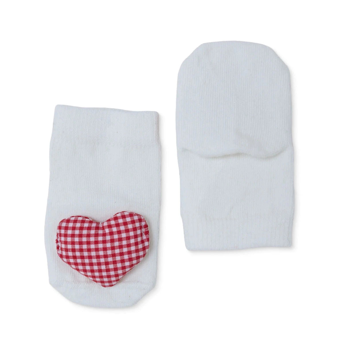 HelloBaby Heart Print Animal Novelty Baby Socks (Newborn to 12 Months) Bronze - ebebek