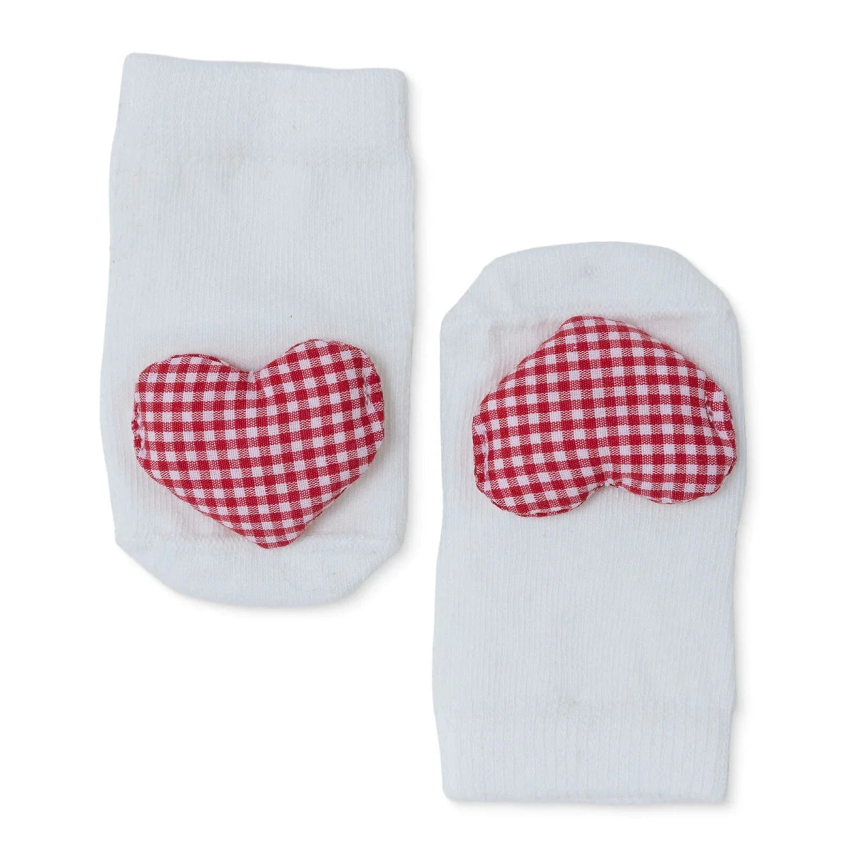 HelloBaby Heart Print Animal Novelty Baby Socks (Newborn to 12 Months) Bronze - ebebek