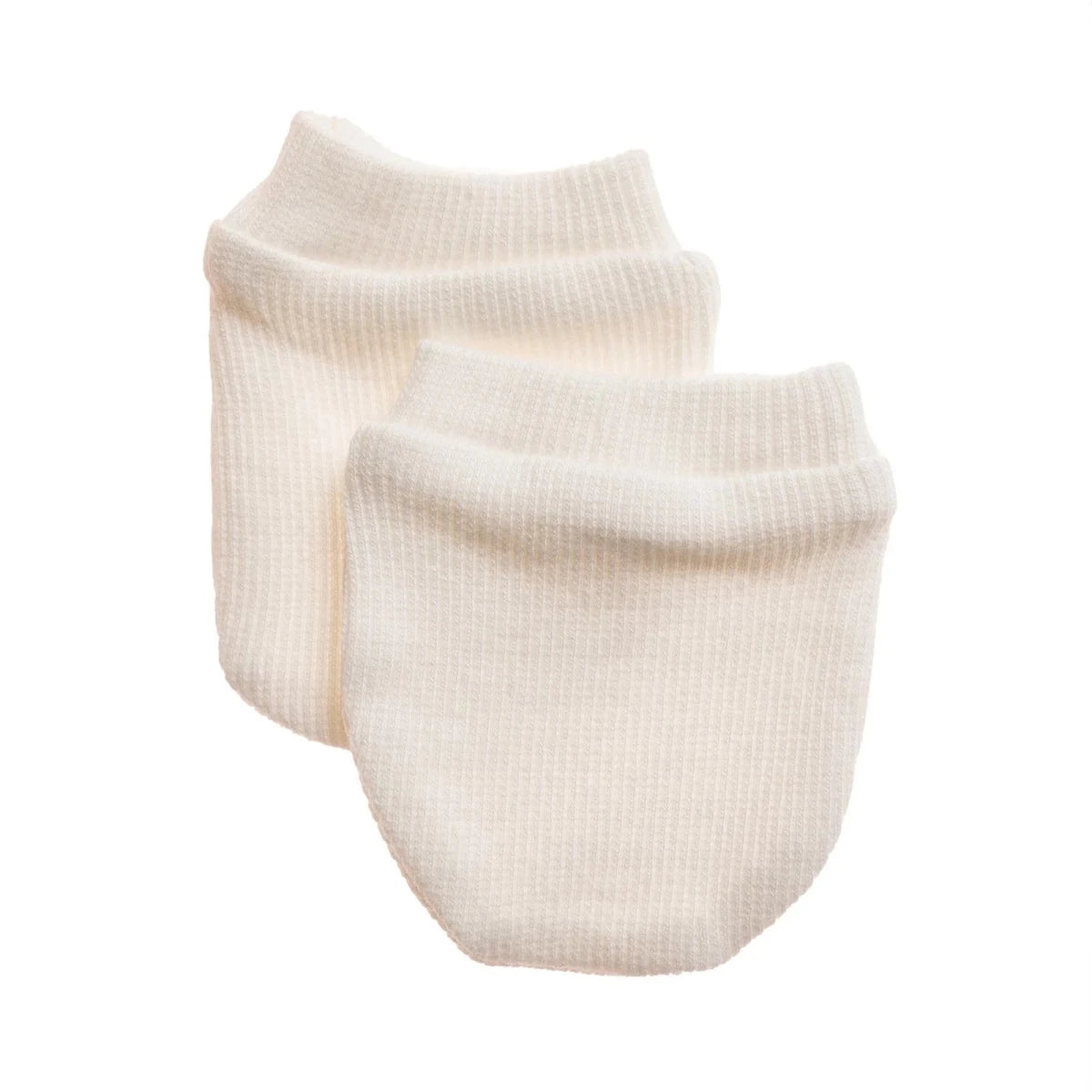 HelloBaby Ribbed Baby Scratch Mitts (Newborn) Salmon - ebebek
