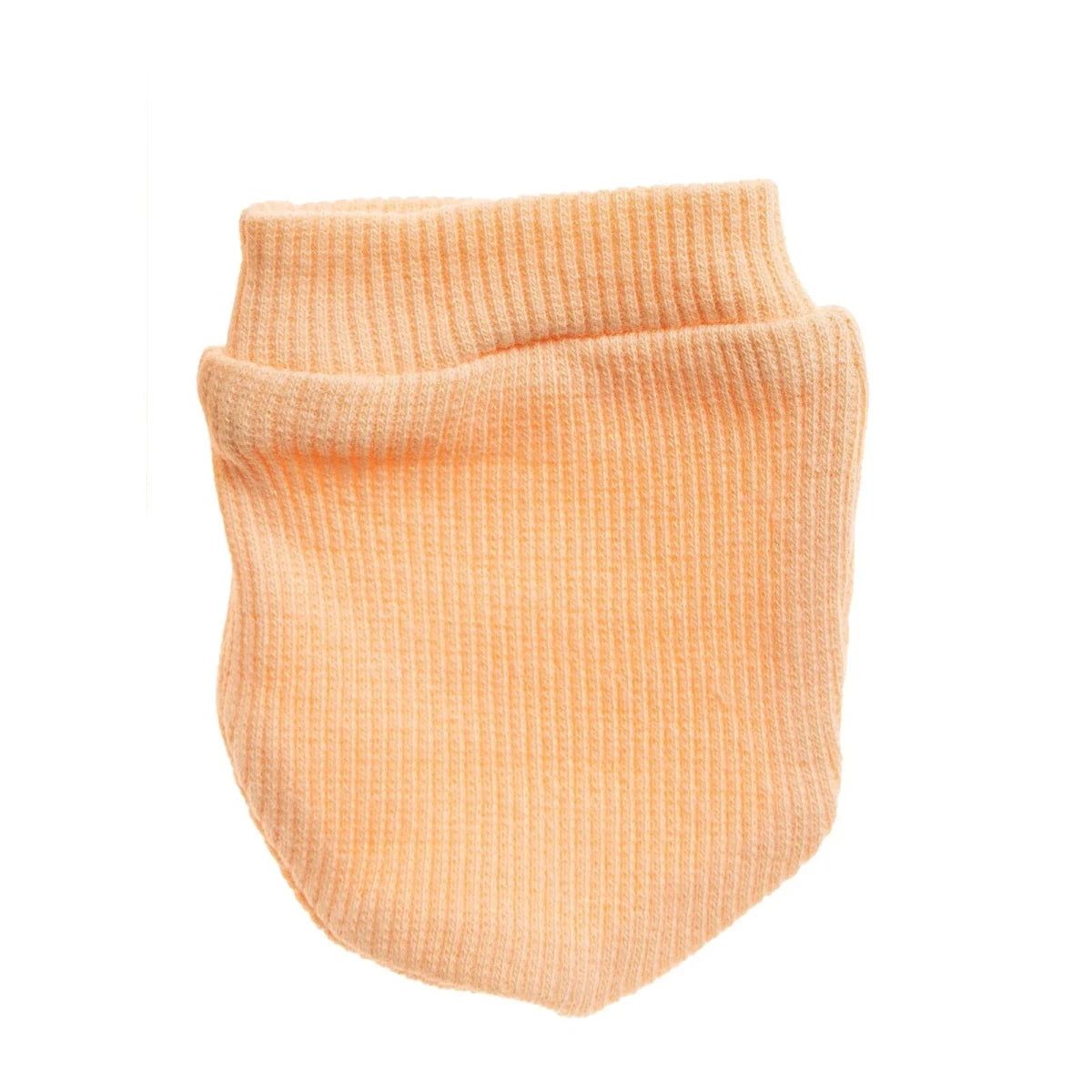 HelloBaby Ribbed Baby Scratch Mitts (Newborn) Salmon - ebebek