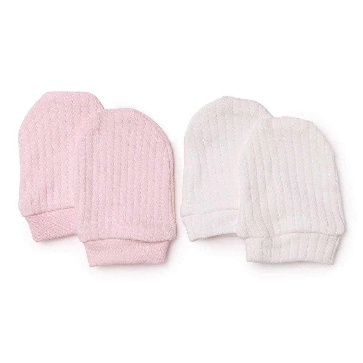 HelloBaby Interlock Baby Scratch Mitts (Newborn) Pink - ebebek