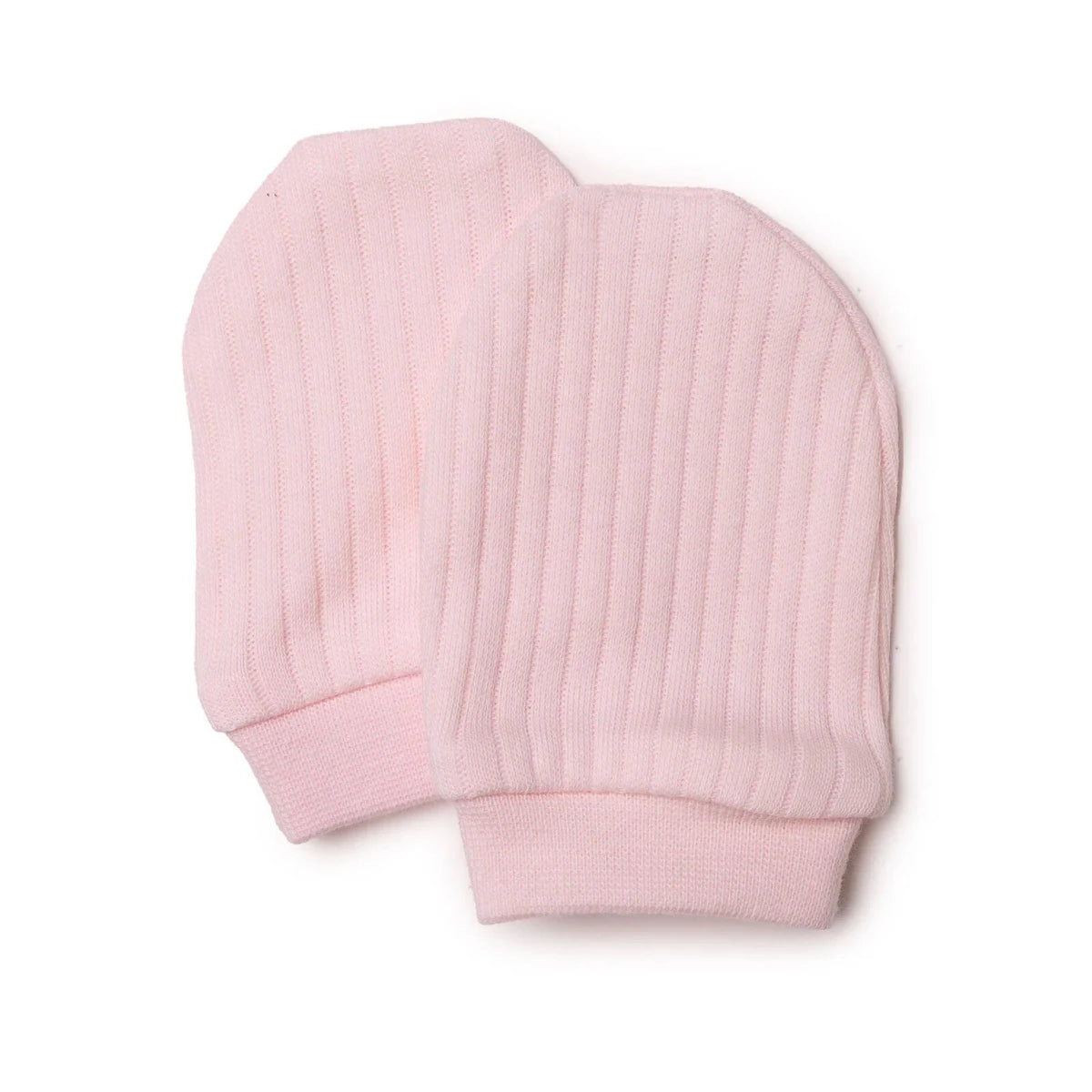 HelloBaby Interlock Baby Scratch Mitts (Newborn) Pink - ebebek