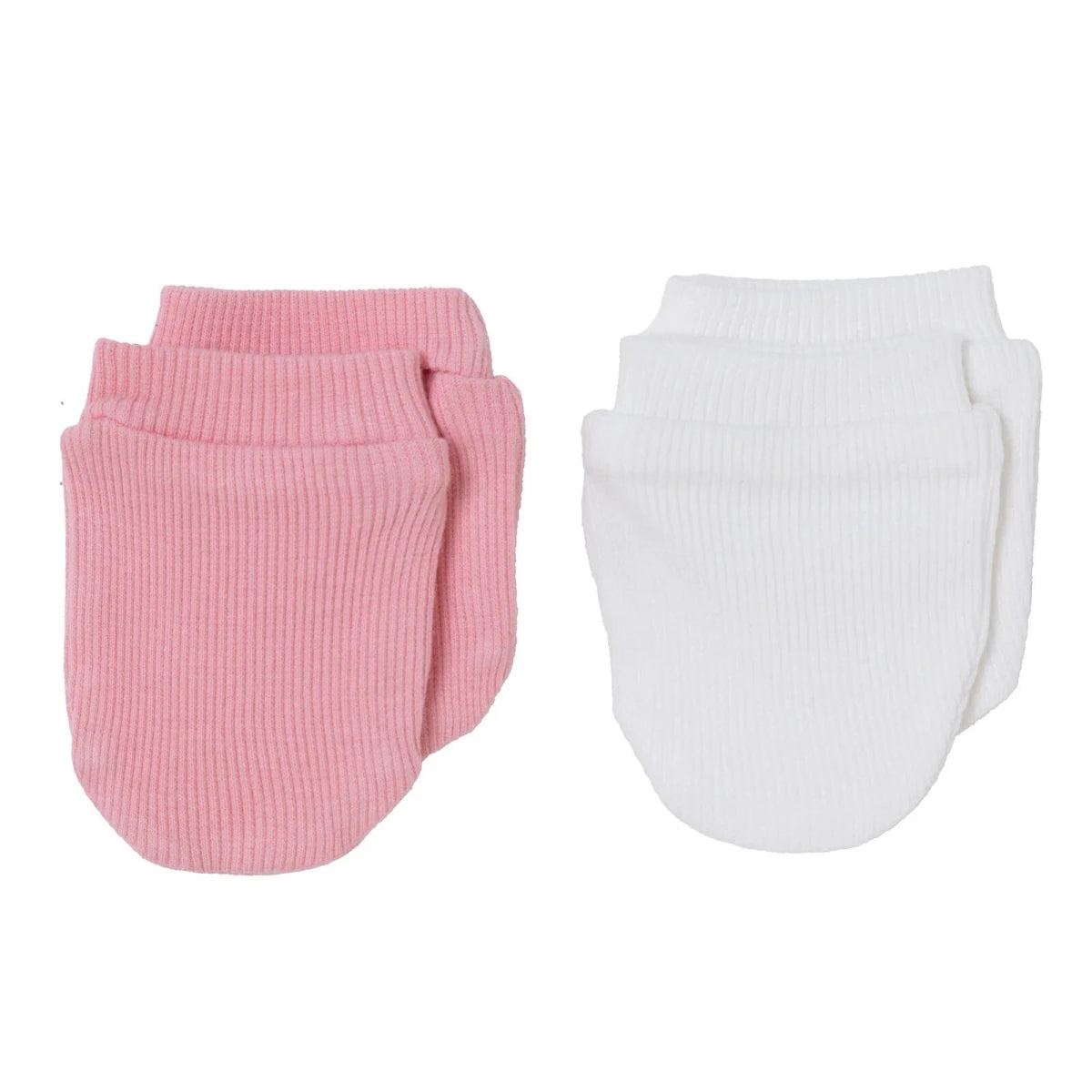 HelloBaby Interlock Baby Scratch Mitts (Newborn) Dark Pink - ebebek