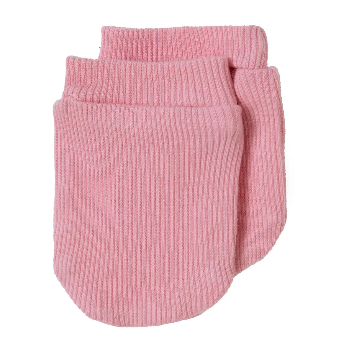 HelloBaby Interlock Baby Scratch Mitts (Newborn) Dark Pink - ebebek