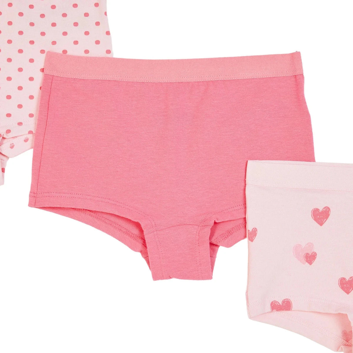 HelloBaby 3 Pack Heart Print Baby Boxer Shorts (12 Months to 4-5 Years) Red - ebebek