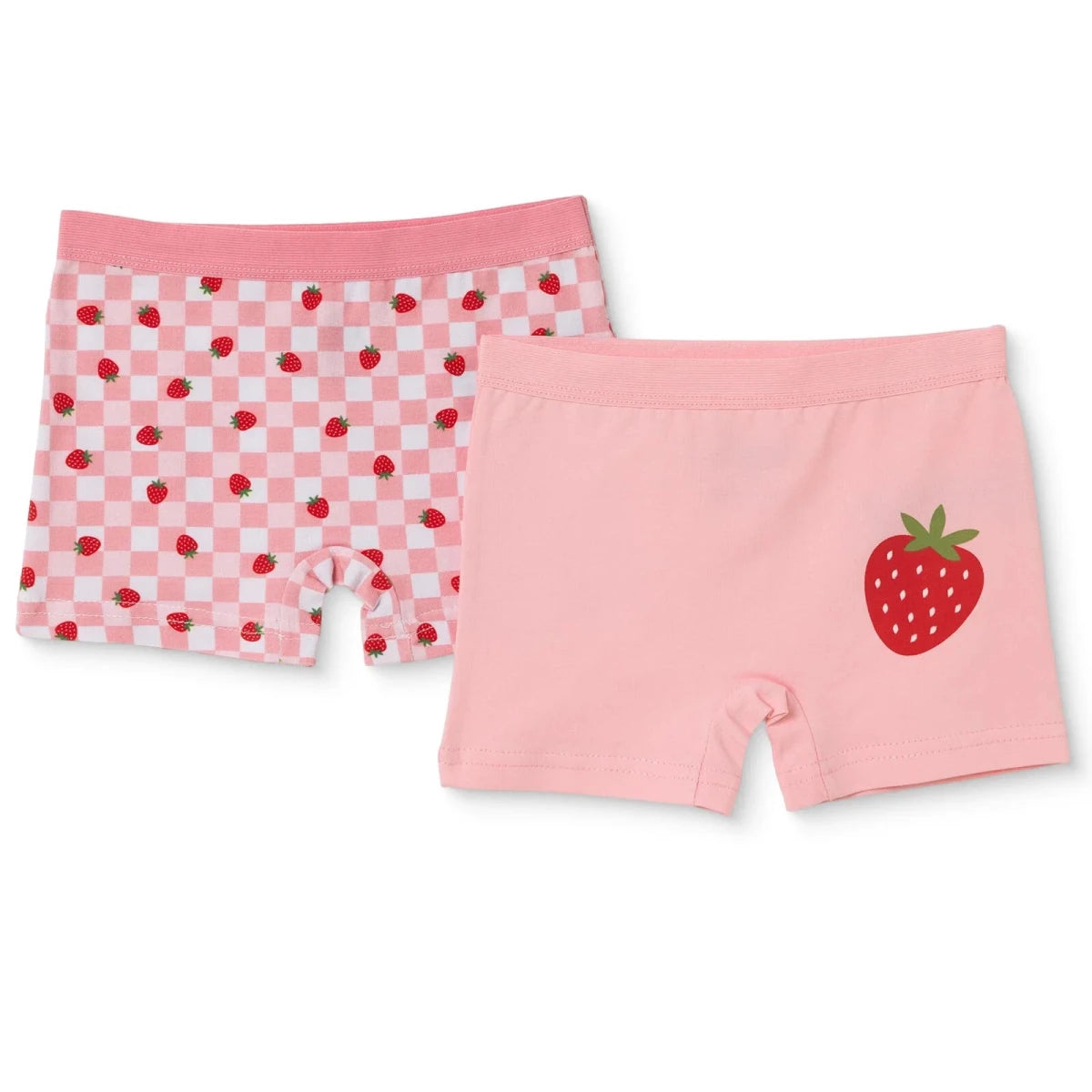 HelloBaby 2 Pack Strawberry Print Baby Boxer Shorts (12 Months to 4-5 Years) Pink - ebebek