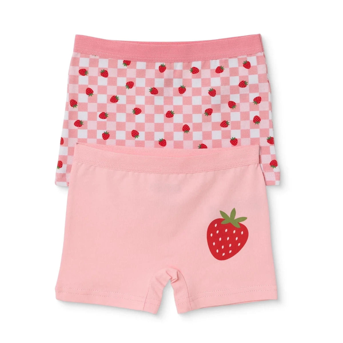 HelloBaby 2 Pack Strawberry Print Baby Boxer Shorts (12 Months to 4-5 Years) Pink - ebebek