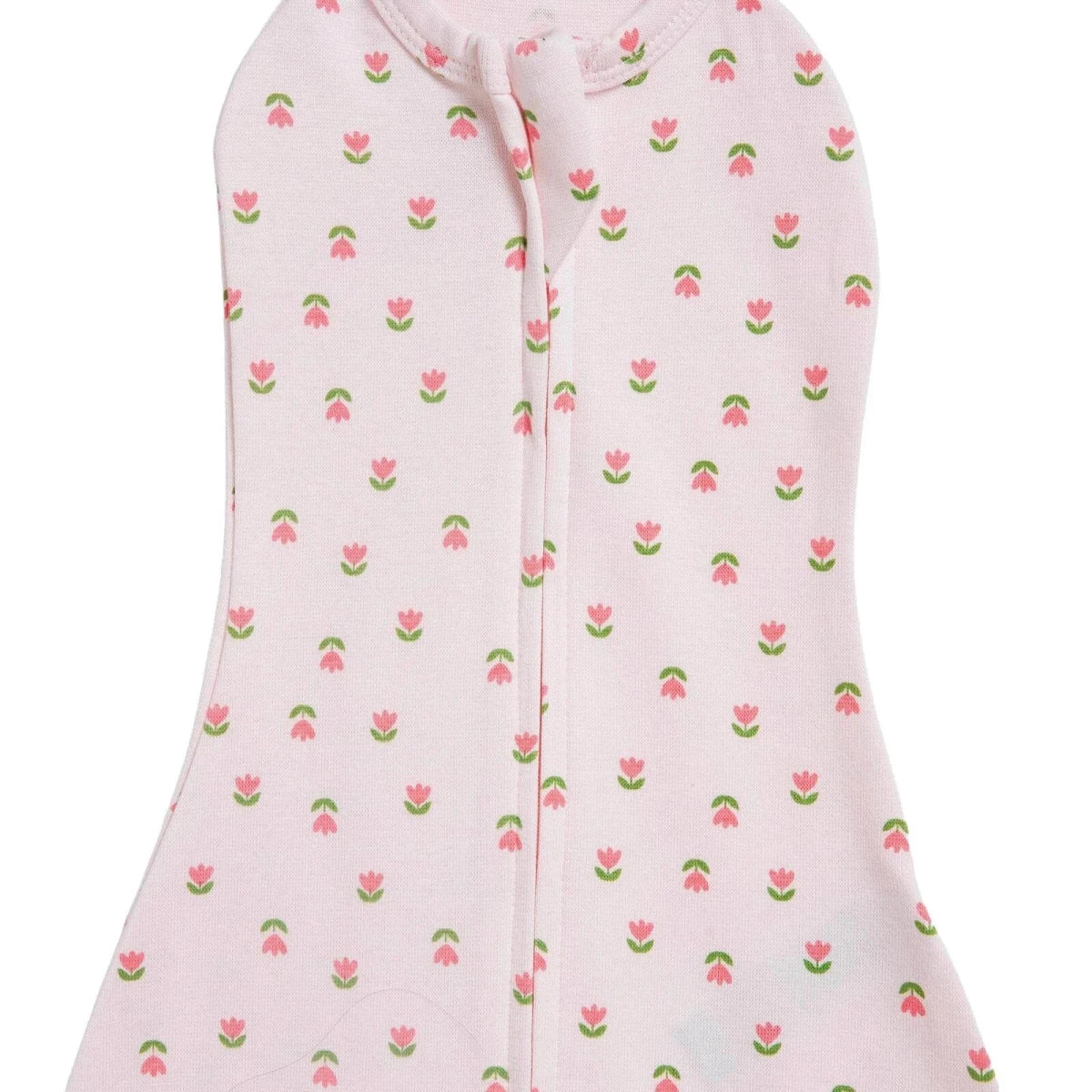 HelloBaby Floral Print Zip-Up Baby Swaddle (Newborn) Pink - ebebek